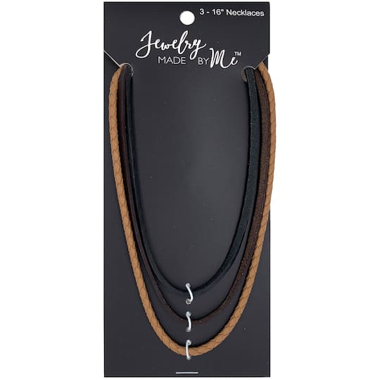 Jewelry Made By Me™ Leather Necklace Set Michaels